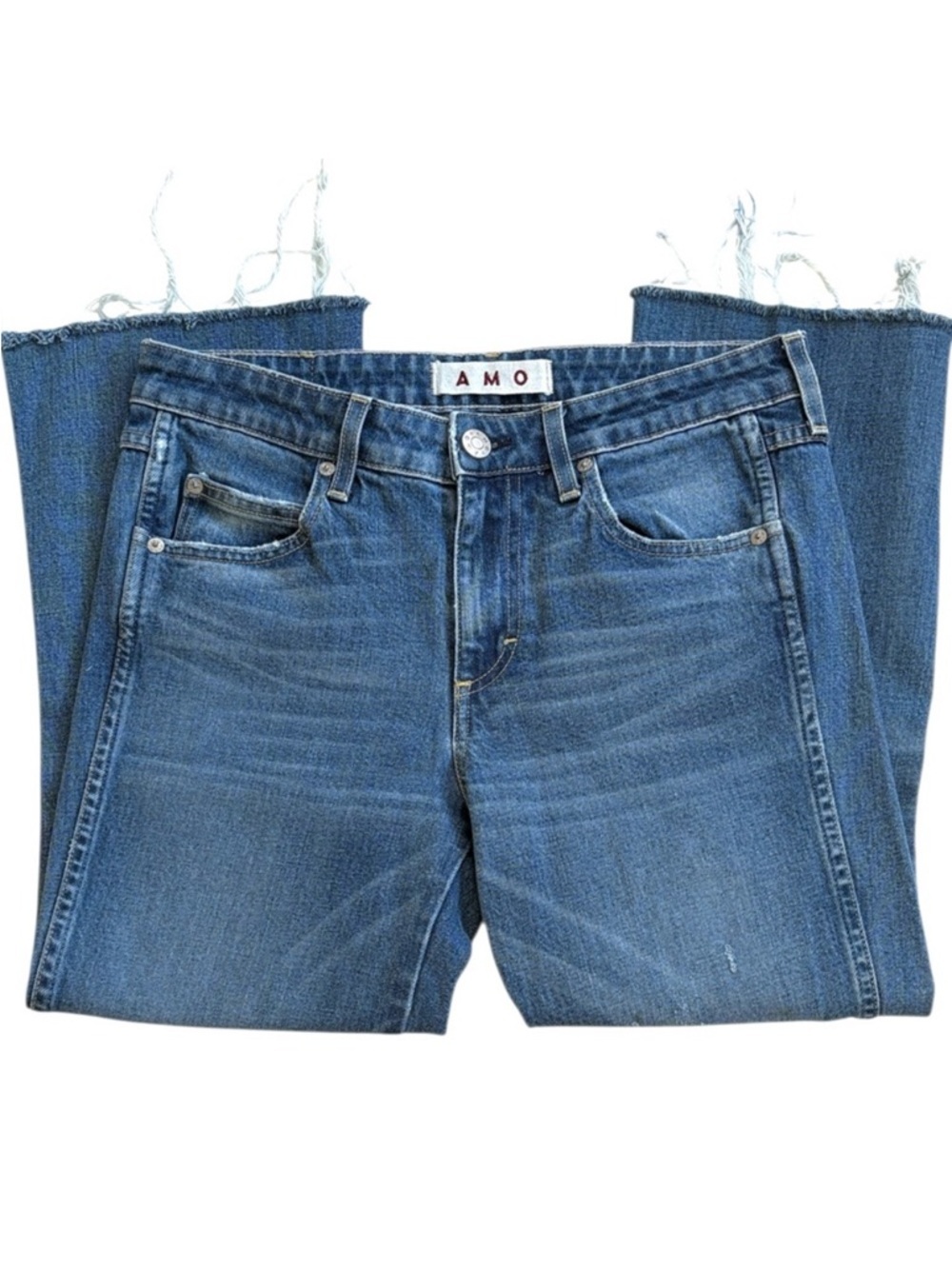 EUC Anthropologie AMO Kick Crop Jeans Size 28